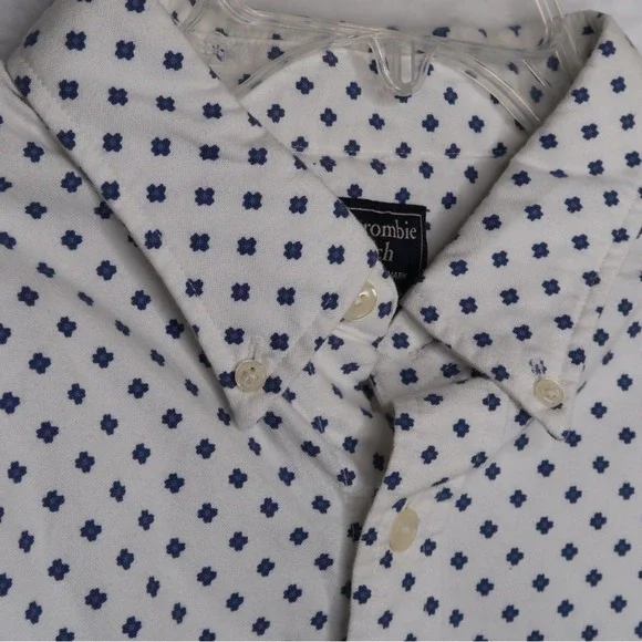 Abercrombie and Fitch Men's Button Down Long Sleeve Shirt Sz XL Formal Office - Picture 2 of 11